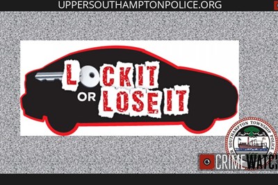 Message from the Upper Southampton Police Department